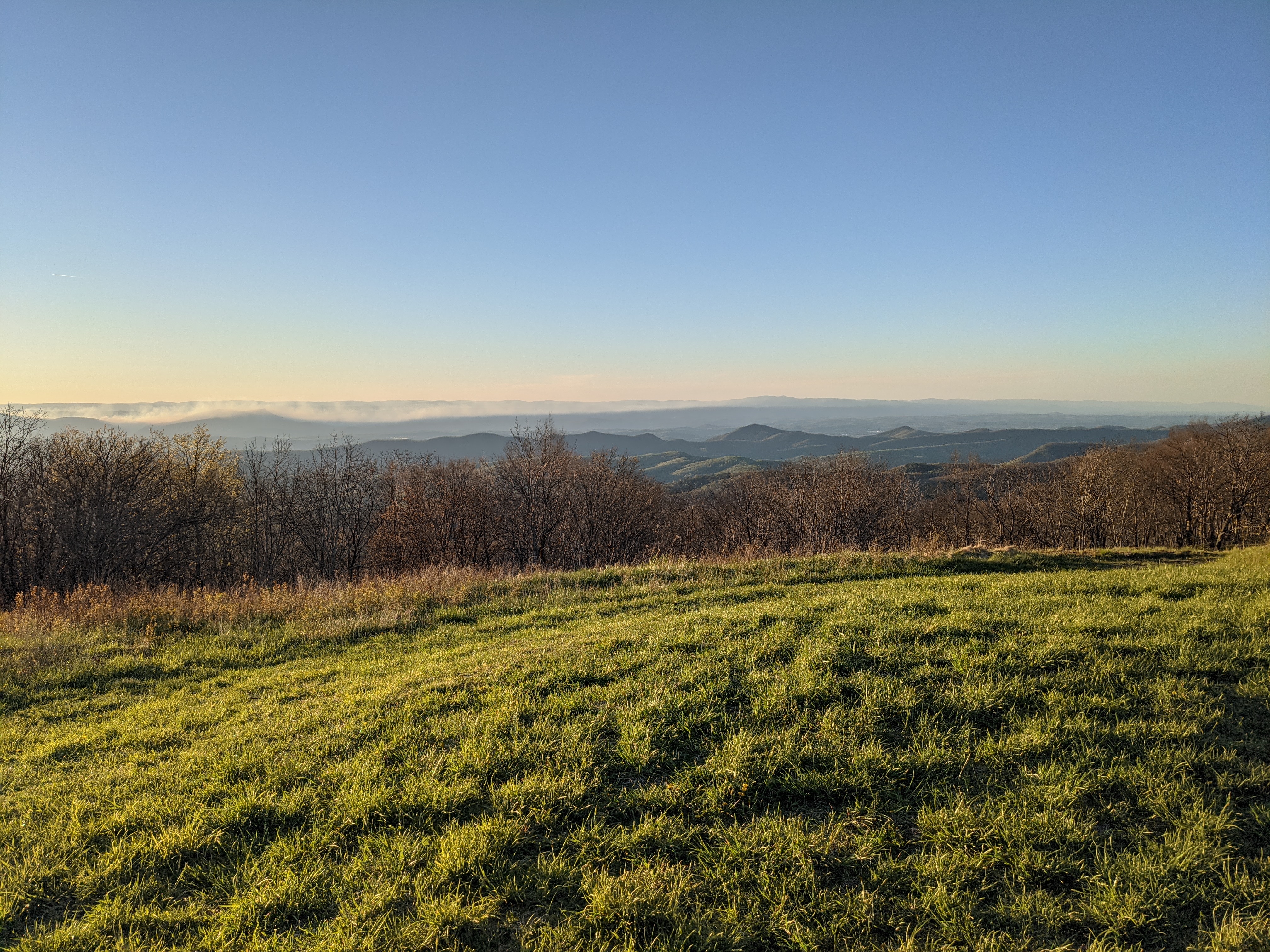 Another view from the fire tower in northern Shenandoah County during a hike.