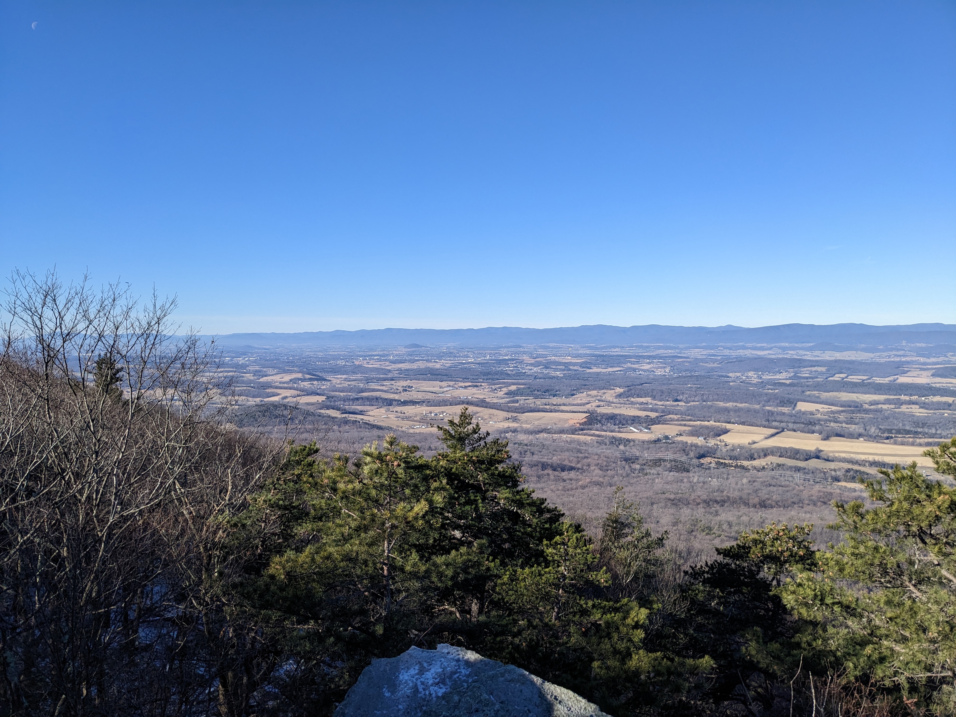 Another view from the top of Humpback Rocks during the hike.