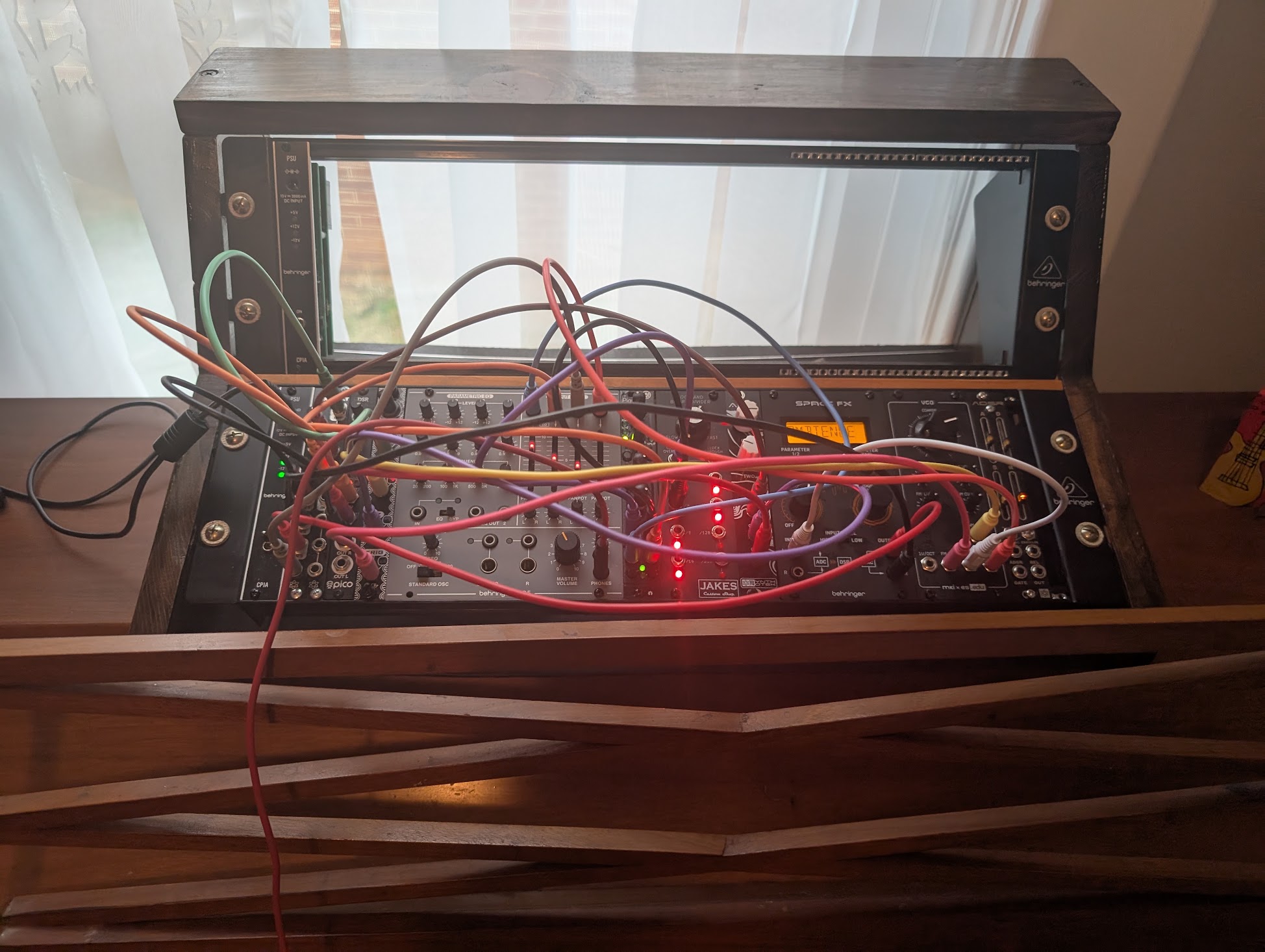 In use on the top of the piano.