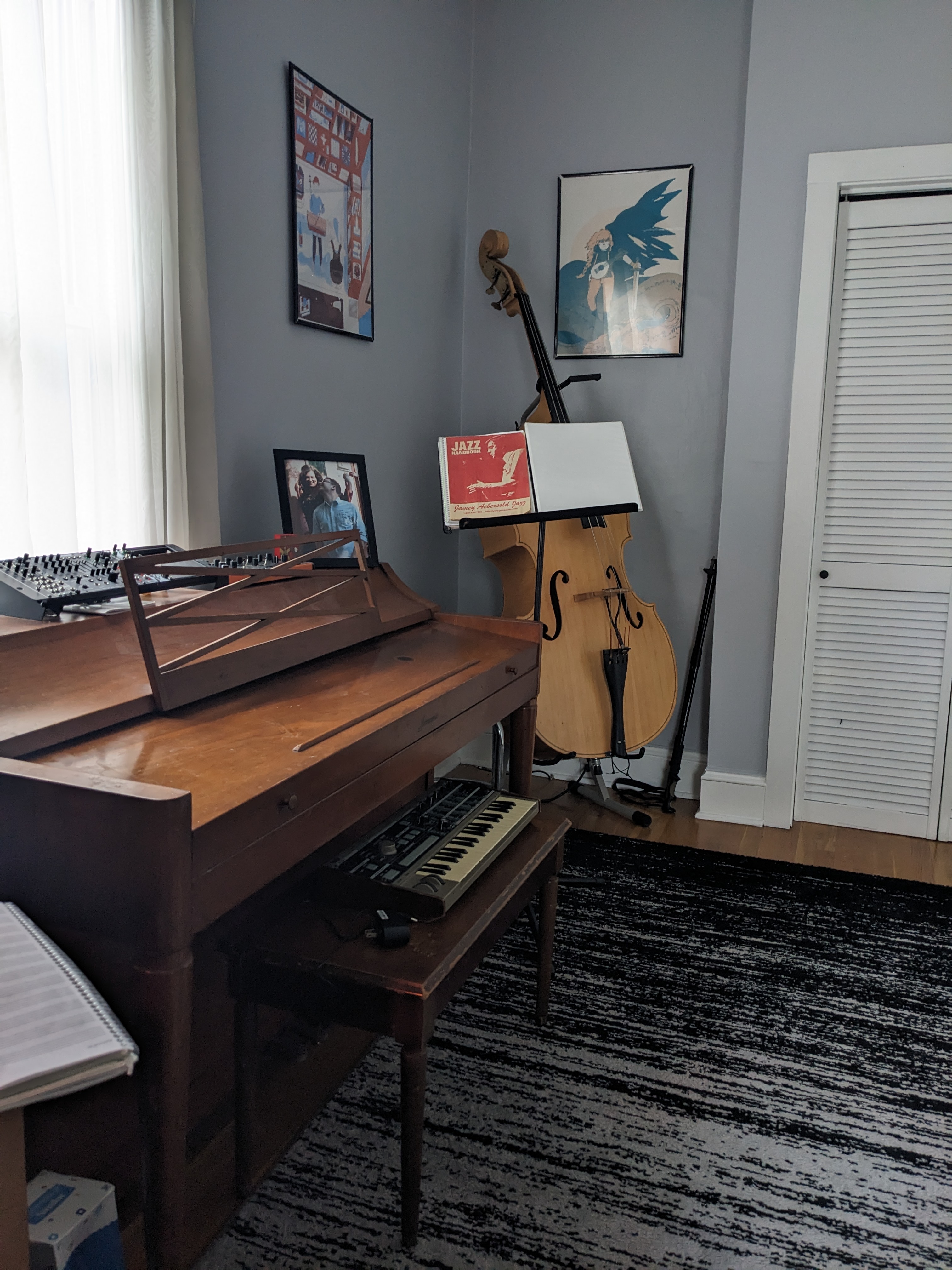 Another view of the rest of the office/studio